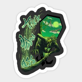 Kick Undead Ass - Toxic Slime Sticker